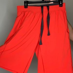 Lululemon Men’s Long Athletic Short - Red/Orange